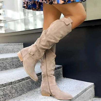 Tasha | Women's Slouchy Over-The-Knee Tall Boots