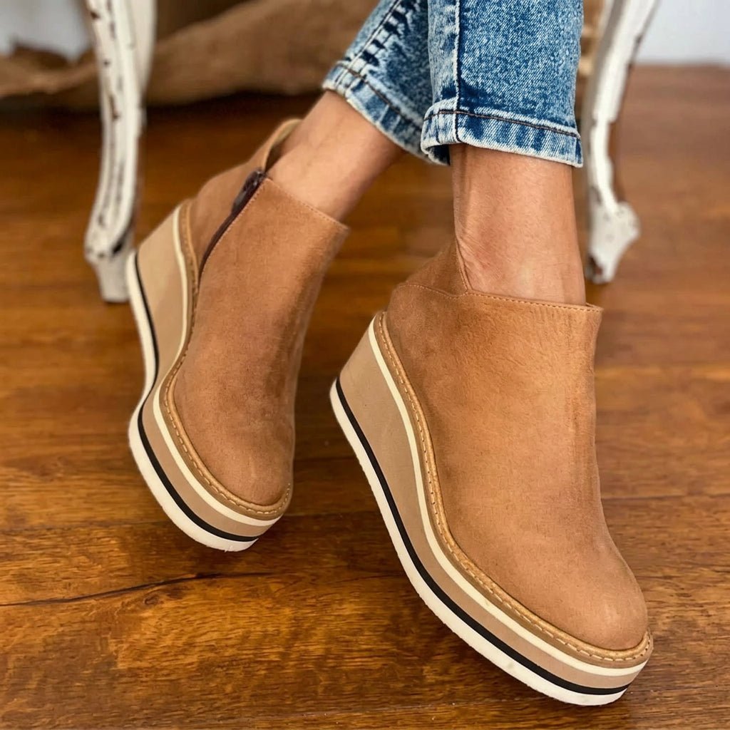 Ainsley | Women's Zip Ankle Boots with Easy Fastening