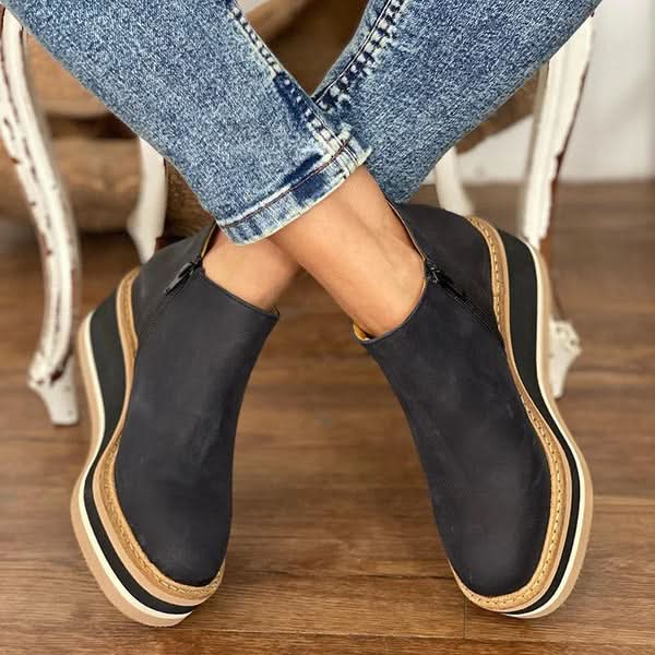 Ainsley | Women's Zip Ankle Boots with Easy Fastening