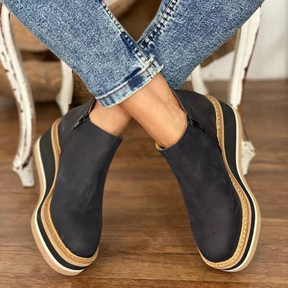 Ainsley | Women's Zip Ankle Boots with Easy Fastening