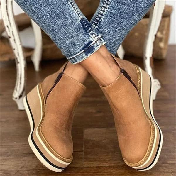 Ainsley | Women's Zip Ankle Boots with Easy Fastening