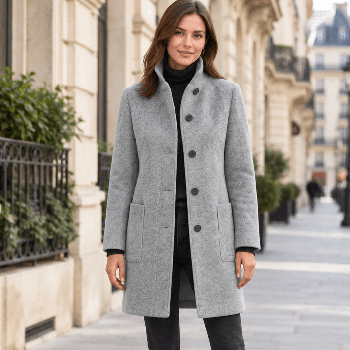 Gisselle | Women's Longline Winter Cardigan Coat with Pockets