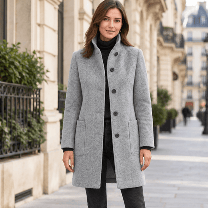 Gisselle | Women's Longline Winter Cardigan Coat with Pockets