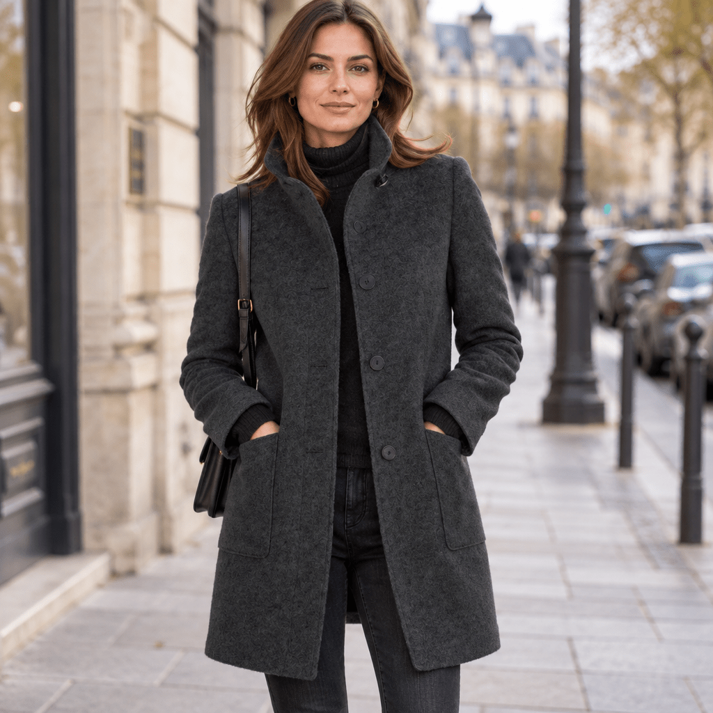 Gisselle | Women's Longline Winter Cardigan Coat with Pockets