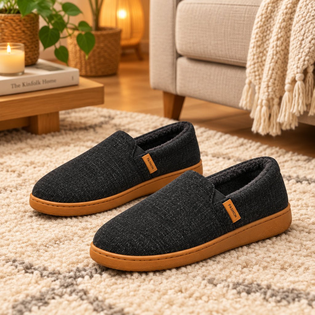 Sydnee | Zapatillas de estar por casa sin cordones para mujer para el invierno